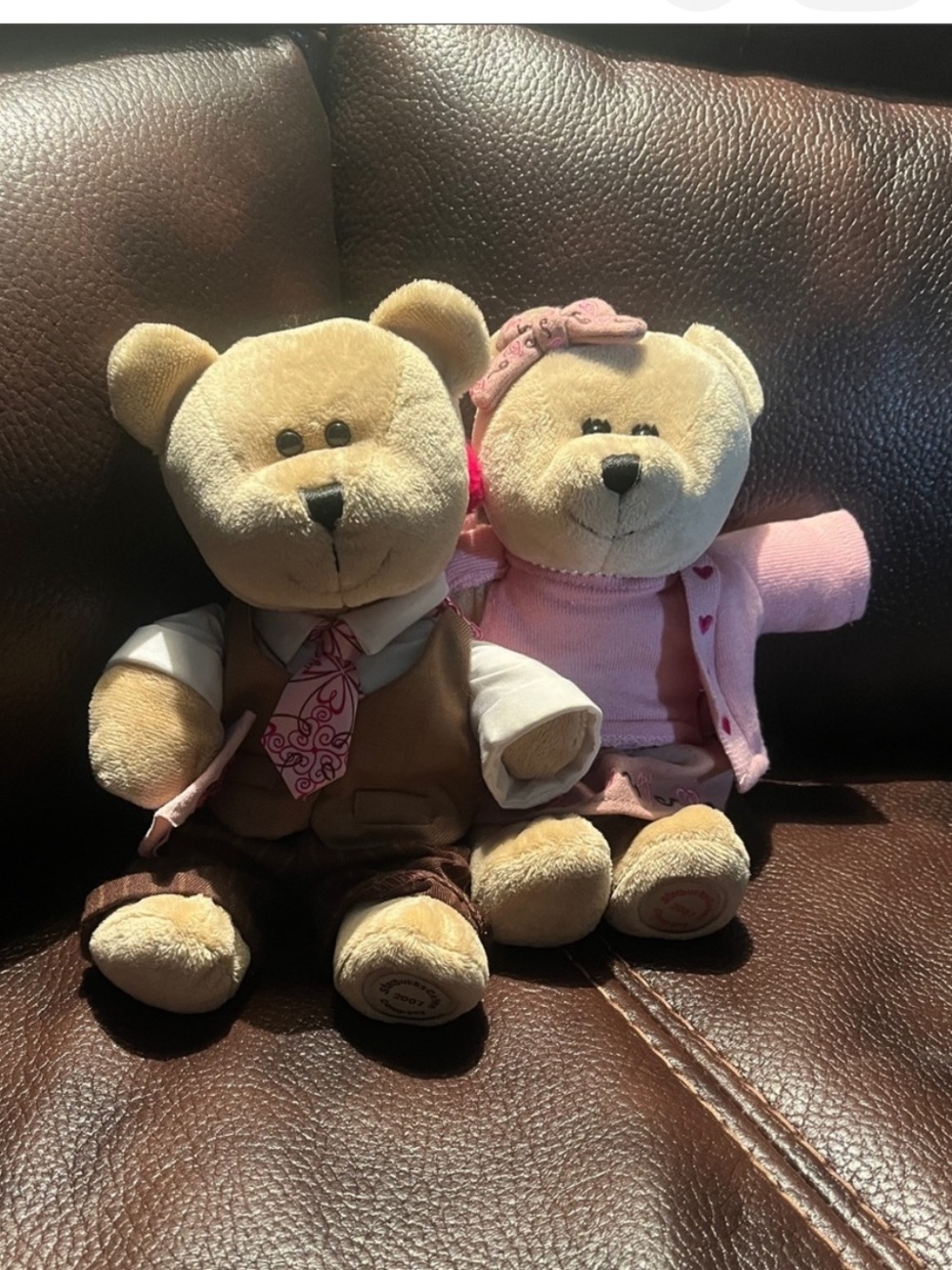 Starbucks 2007 valentine bear set